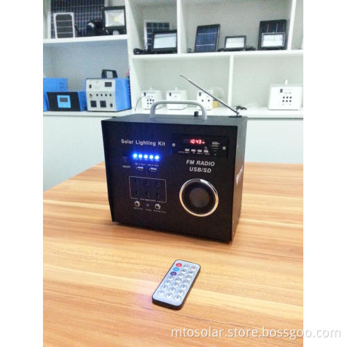 solar photovoltaic FM radio kit for home electricity